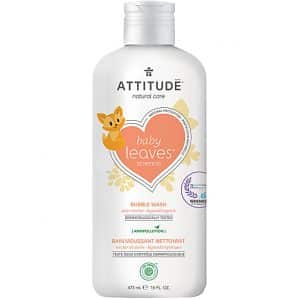 Attitude Baby Leaves Bubble Wash - Schaumbad Birnen Nektar