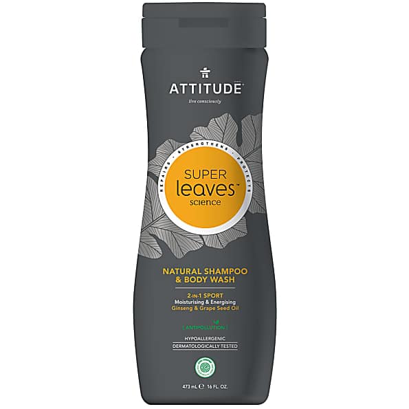 Attitude Super Leaves Shampoo & Bodywash 2 in 1 Sport - Sportler Sh...