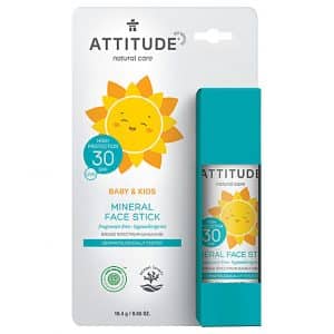 Attitude Baby & Kids Mineral Face Stick LSF 30 - Sonnenschutzstick