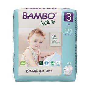 Bambo Nature Windeln - Midi - Größe 3 - Packung mit 28 Windeln