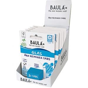 Biobaula Glas Reiniger Tabs für bis zu 3 L