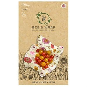Bee's Wrap 3er-Pack Meadow Magic VEGAN small/medium/large