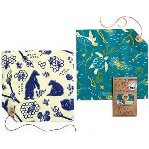 Bee's Wrap Doppel-Pack Sandwich Wildlife Limited Edition