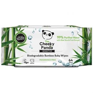 The Cheeky Panda Bamboo Baby Wipes - Baby Pflegetücher biologisch a...