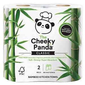 The Cheeky Panda Bamboo Kitchen Towel 2 rolls - Küchenrolle aus Bam...