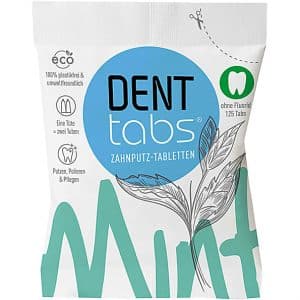 Dent Tabs Zahnputztabletten ohne Fluorid