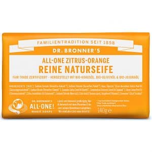 Dr. Bronner's All-One Zitrus Orange Reine Naturseife