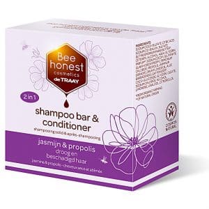 De Traay Bee Honest Shampoo & Conditioner Seifenstück Jasmin & Prop...