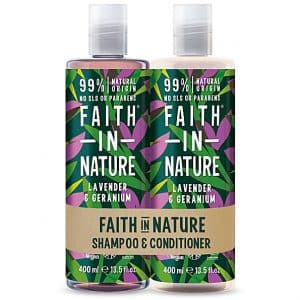 Faith in Nature Lavender & Geranium Doppelpack Shampoo & Haarspülung