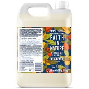 Faith In Nature Grapefruit & Orange Duschgel & Schaumbad - 5L