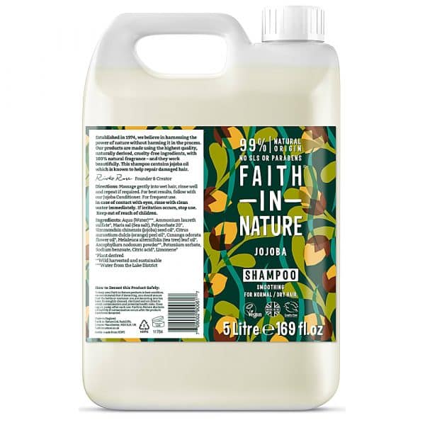 Faith in Nature Jojoba Shampoo - 5L