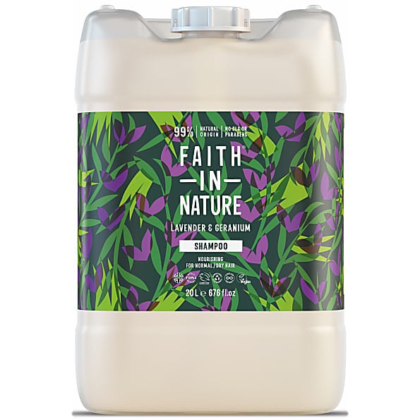 Faith in Nature Lavender & Geranium Shampoo - 20L