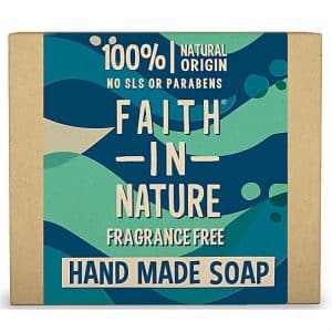 Faith in Nature Hand Made Fragrance Free Soap - Seifenstück ohne Du...