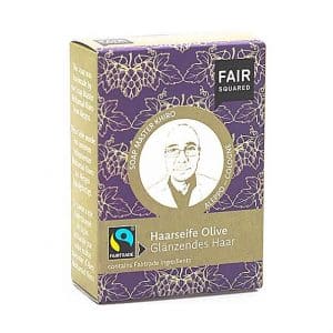 Fair Squared Olive Hair Soap 80 g - Haarseife für normales Haar