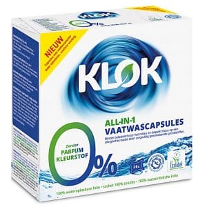 Klok All in 1 Geschirrspülmittel Tabletten (26 Stück) - Spülmaschin...