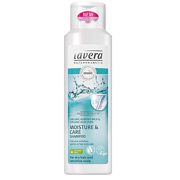 Lavera Basis Sensitiv FEUCHTIGKEIT & PFLEGE Shampoo mit Bio Aloe Ve...
