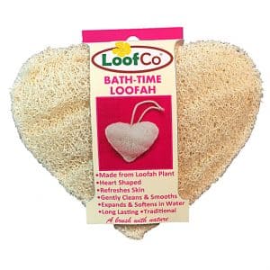 LoofCo Bath-Time Loofah - Luffa in Herzform