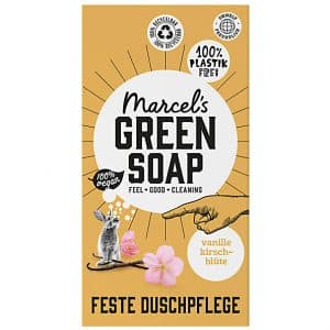 Marcel's Green Soap Shower Bar Vanilla & Cherry Blossom