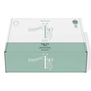 NAÏF Plastikfreie Feuchttücher Box (8x54)