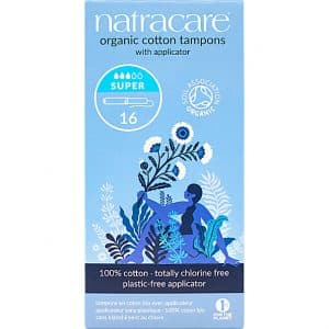 Natracare Organic Cotton Tampons Super - Tampons mit Applikator (Su...