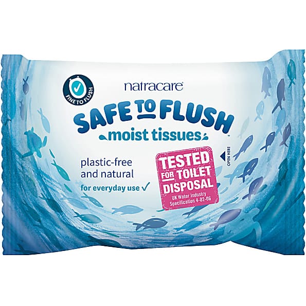 Natracare Safe to Flush Moist Tissues - Feuchttücher