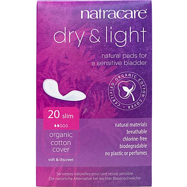 Natracare Dry & Light Slipeinlagen für Blasenschwäche