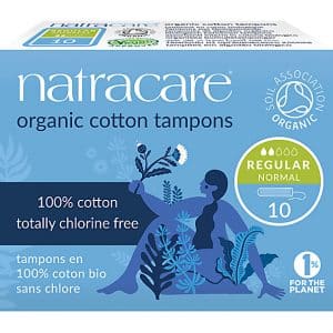 Natracare Biologische Baumwoll Tampons (Packung mit 10) (Regular (10))