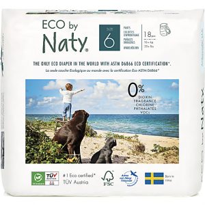 Eco by Naty Babypflege Höschenwindeln: Größe 6 X-Large