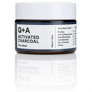 Q+A Activated Charcaol Face Mask - Gesichtsmaske mit Aktivkohle