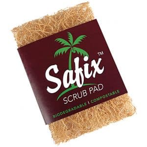 Safix Dish Wash Scrub Pad - Natürlicher Spülschwamm aus KoKosfasern