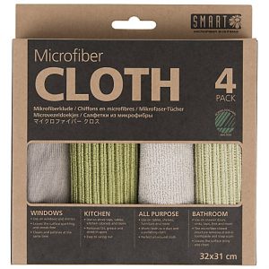 Smart Microfaser Tücher 4er Pack Grey-Green