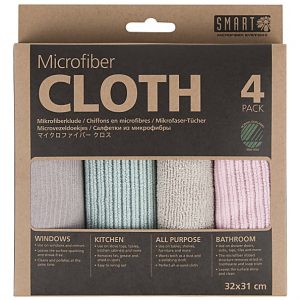 Smart Microfaser Tücher 4er Pack Pink-Turquoise