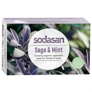 Sodasan Seifenstück Sage & Mint - Mit Salbei & Minze 100g