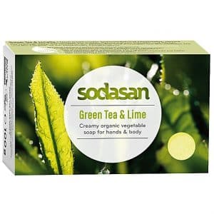 Sodasan Seifenstück Green Tea & Lime - Mit grünem Tee & Limette 100g
