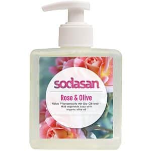 Sodasan milde Pflanzenseife Rose & Olive 300ml