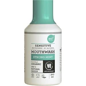 Urtekram Sensitive Mouthwash Strong Mint - Mundwasser 300 ml