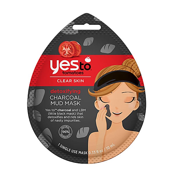Yes to Tomatoes Detoxifying Charcoal Mud Mask - Single Use