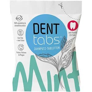 Dent Tabs Zahnputztabletten mit Fluorid