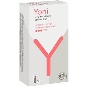 Yoni Tampons Medium aus Bio Baumwolle