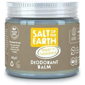 Salt of the Earth Amber & Sandalwood Natural Deodorant Balm - Deo C...