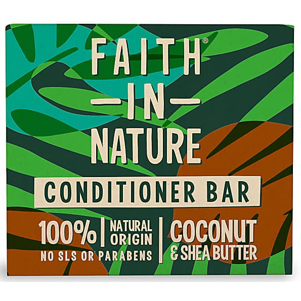 Faith in Nature Coconut & Shea Conditioner Bar - feste Haarspülung