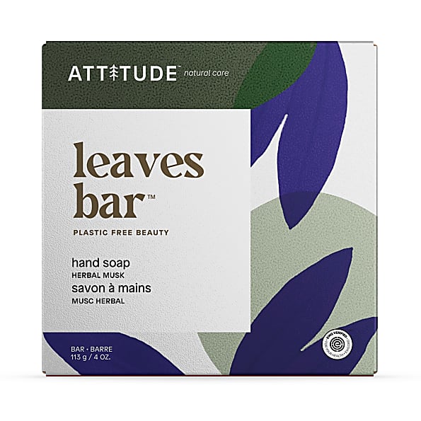 Attitude Leaves Bar Handsoap Herbal Musk - Seifenstück