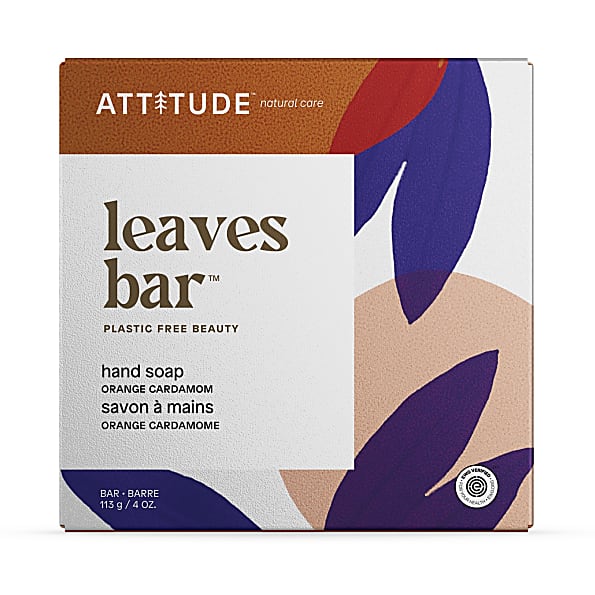 Attitude Leaves Bar Handsoap Citrus Cardamom - Handseife