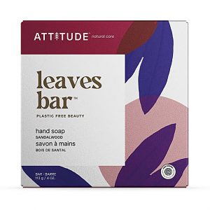 Attitude Leaves Bar Handsoap Sandalwood - Handseife