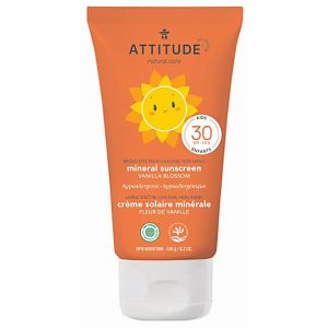 Attitude Mineral Sunscreen Baby Vanilla Blossom - Sonnenschutz für ...