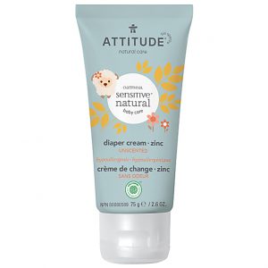 Attitude Sensitive Baby Natural Diaper Cream Zinc - Windelcreme mit...