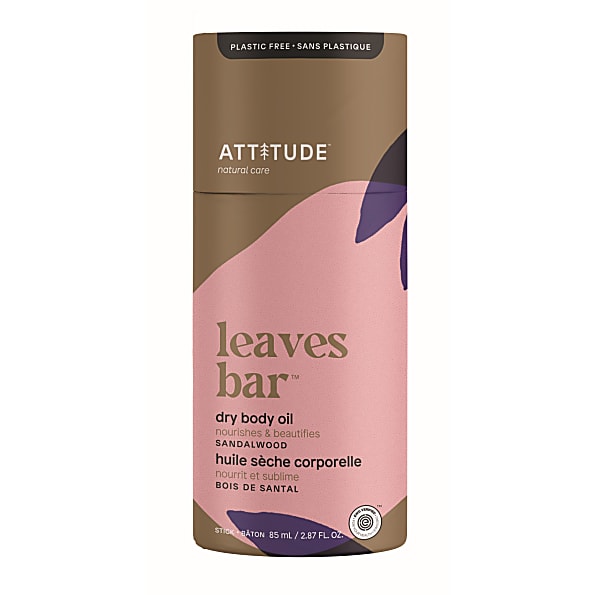 Attitude Leaves Bar Dry Body Oil Sandalwood - Plastikfreies Hautöl