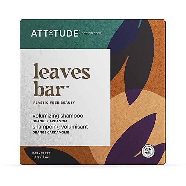 Attitude Leaves Bar Volumizing Shampoo Orange Cardamom - Plastikfre...