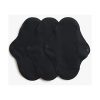Imsevimse Organic Sanitary Pads Panty Liners Black - Waschbare Slip...