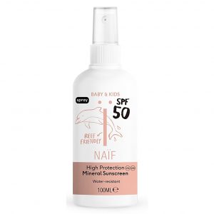 NAÏF Mineral Sunscreen Spray Baby & Kids SPF50 - Wasserfestes Sonne...